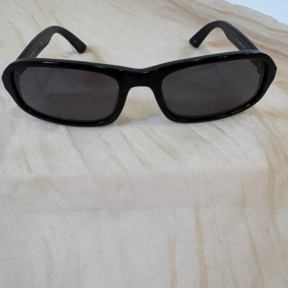 NEW Joseph Abboud Black, Black Oval‎ Polarized Sunglasses  JA 150SP